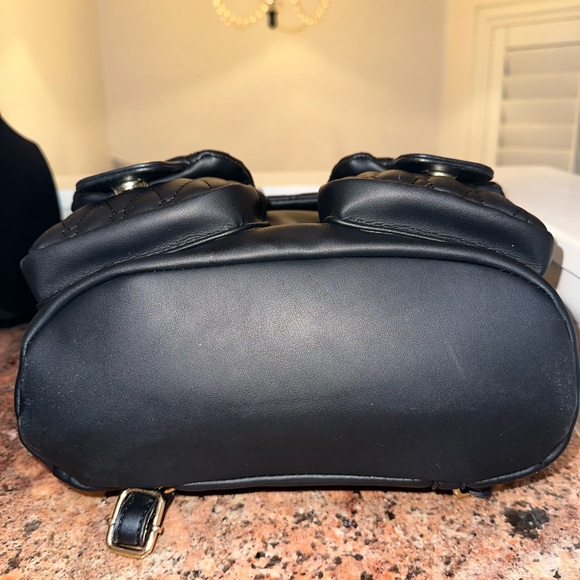 Betsey Johnson Quilted Leather Backpack - Picture 6 of 9